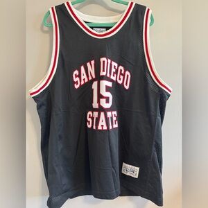 Kawhi Leonard San Diego State Retro Brand Men’s Black NCAA Jersey size 2XL